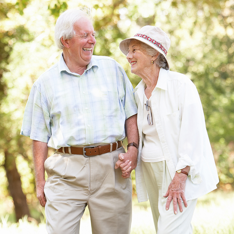 seniors in park