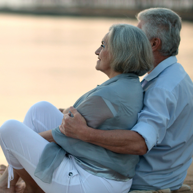 seniors on beach