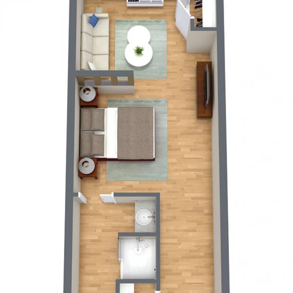 Memory Care 1 Bedroom